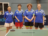 Die Damenmannschaft des TTC Magni